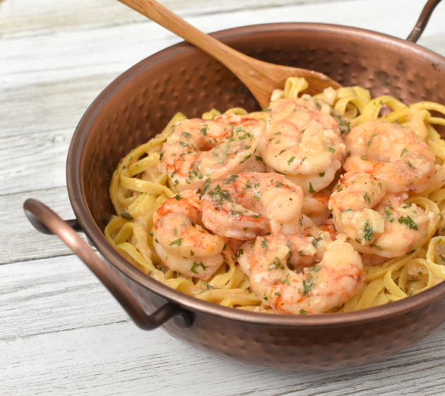 Gluten Free Garlic Shrimp Dish