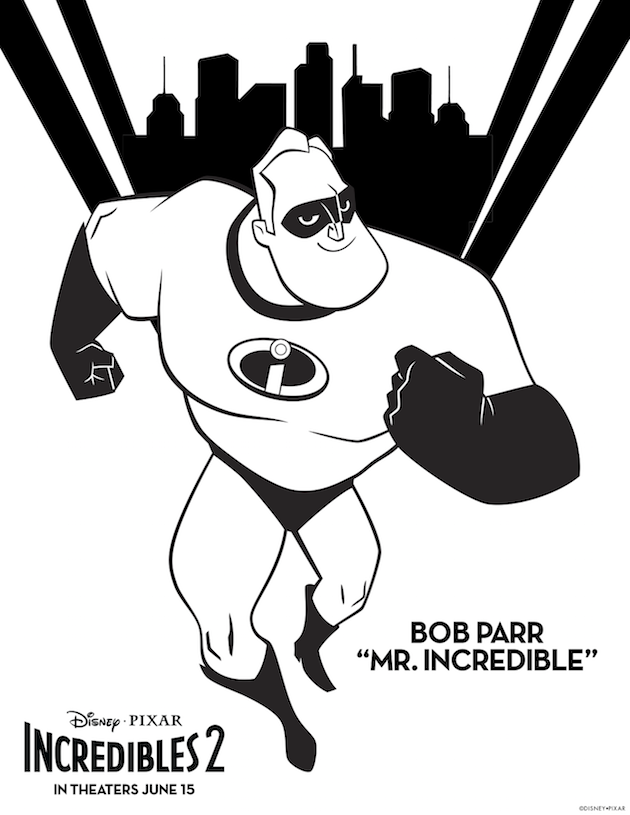 Download Incredibles 2 Printables and the World Premiere!