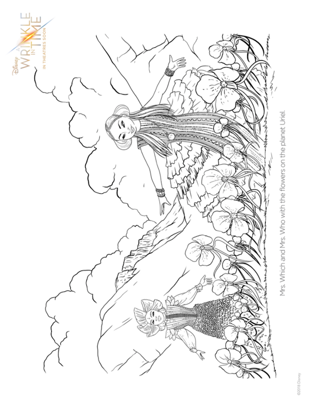 Wrinkle in Time Coloring Page