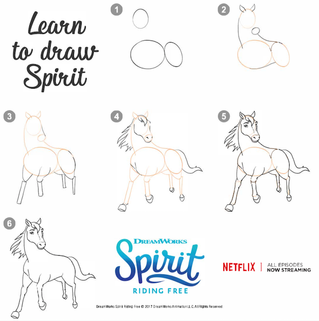 How to Draw Horse - Spirit