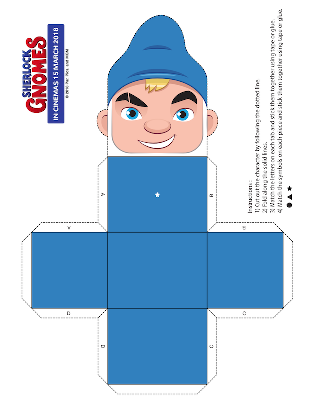 Papercraft Gnomeo 1