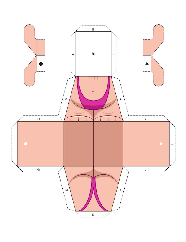 Papercraft Mankini 2