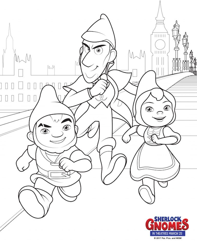 Sherlock Gnomes Printables, Coloring Pages, and Activity Sheets ...