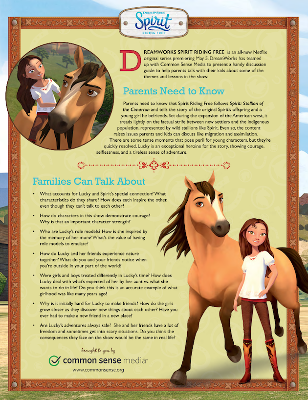 Spirit Riding Free Discussion Guide 2