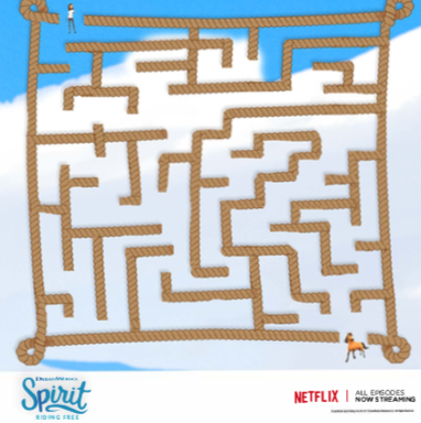 Spirit Riding Free Maze