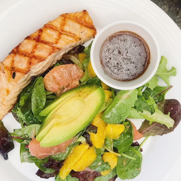 Grilled Salmon Salad