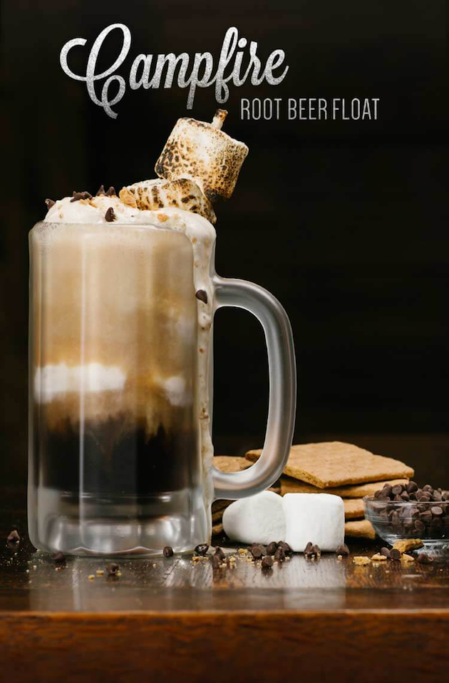 Campfire Root Beer Float