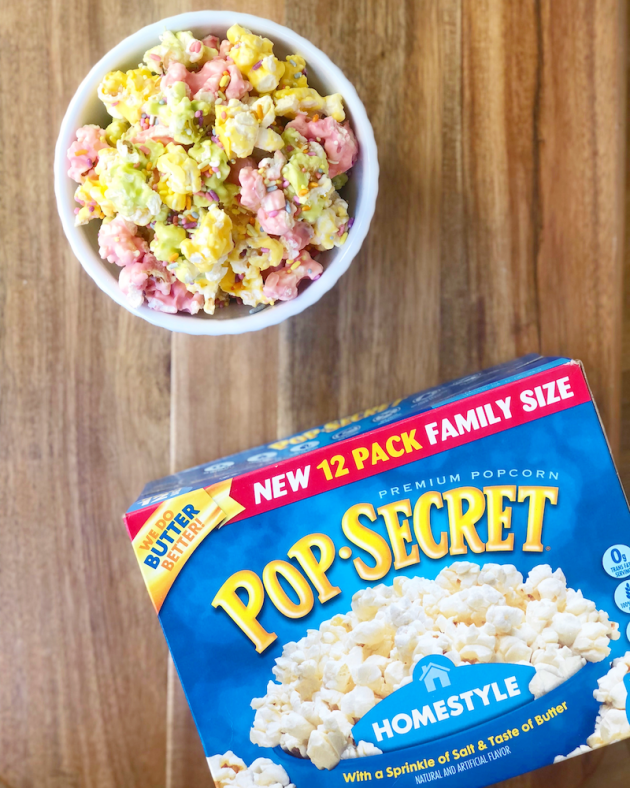 Cotton Candy Popcorn Recipe