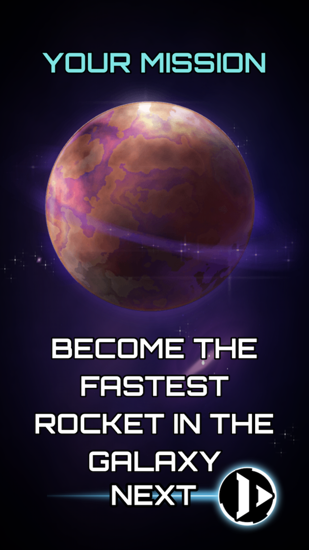 Space Mountain Rocket Race Game