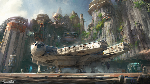 Star Wars Land Concept Disneyland