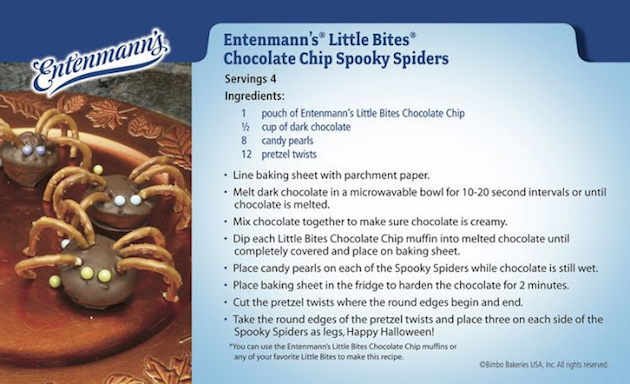 Chocolate Chip Spooky Spiders