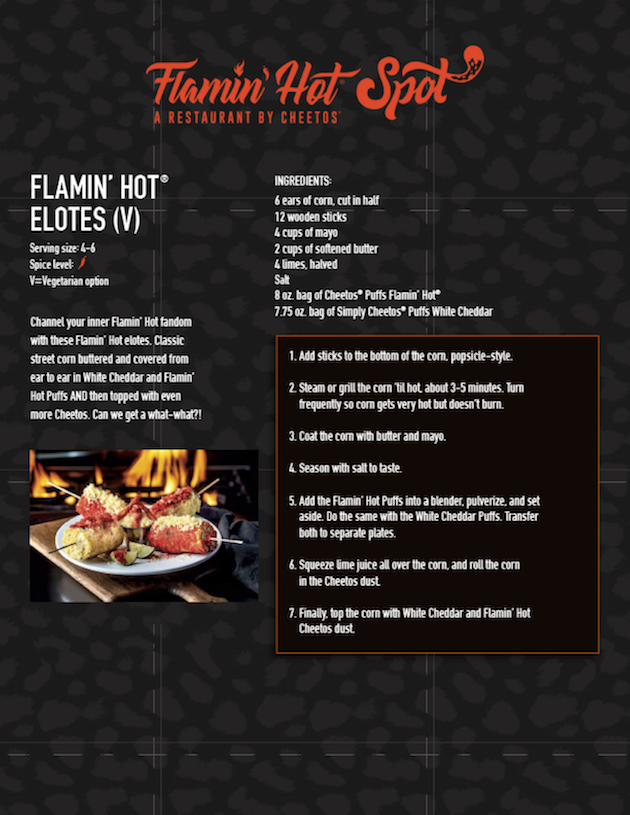 Flamin Hot Elotes