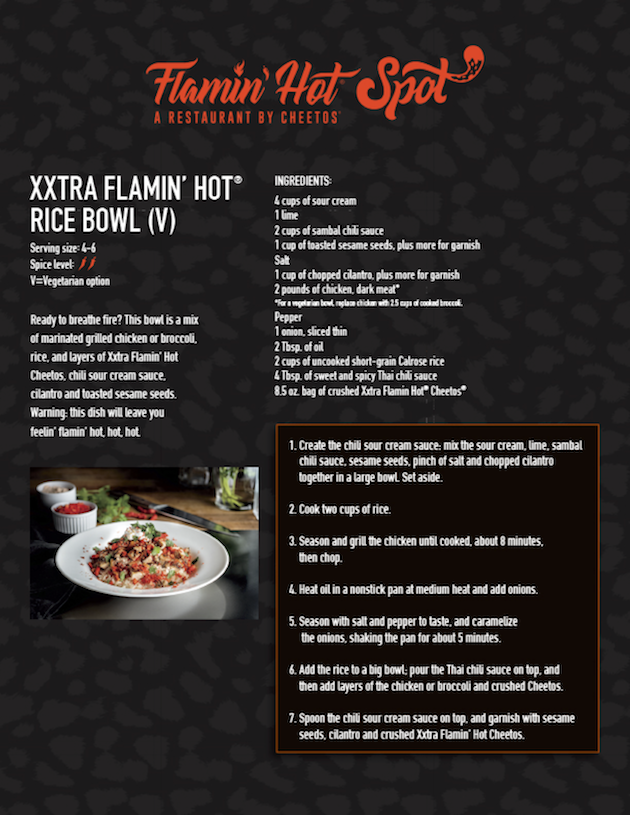 Flamin Hot Rice Bowl