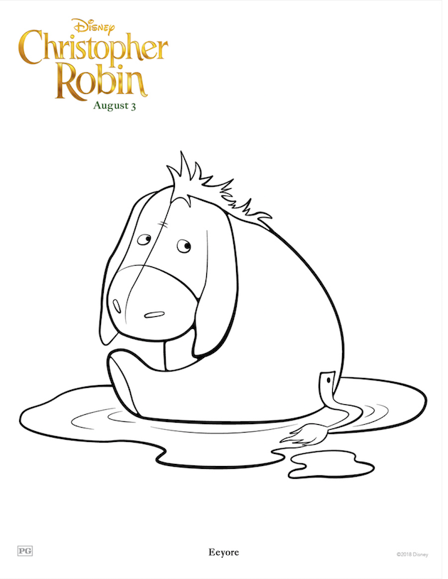 Eeyore Coloring Sheet