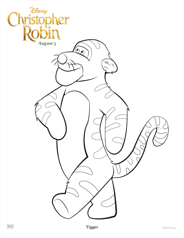 Tigger Coloring Sheet