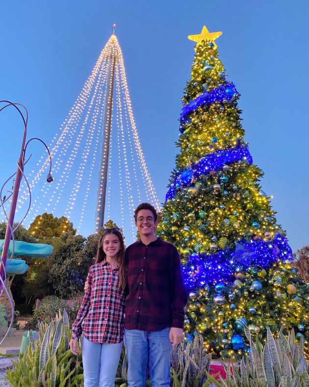 Aquatic Christmas Tree SeaWorld San Diego