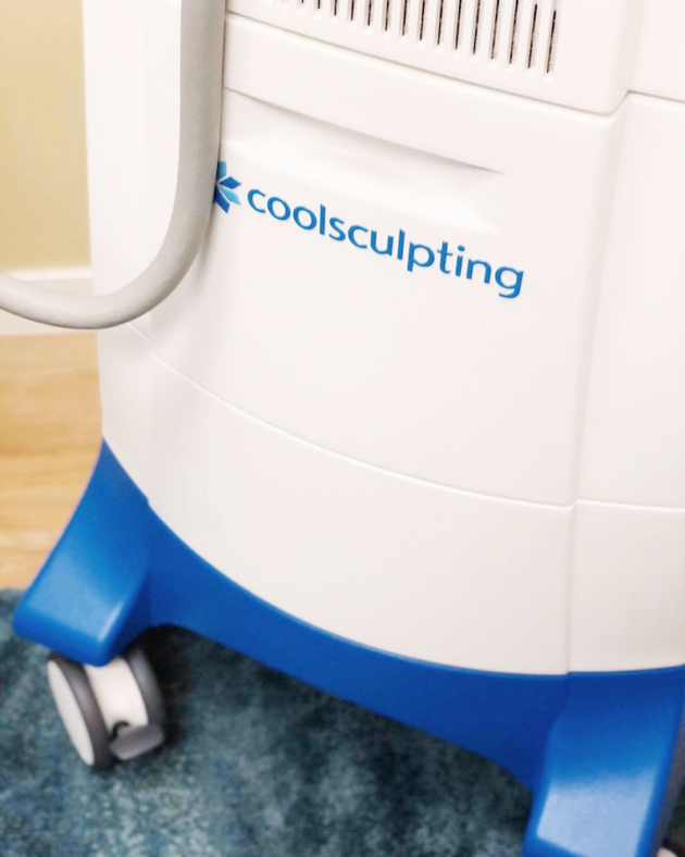 CoolSculpting Machine at CosmetiCare