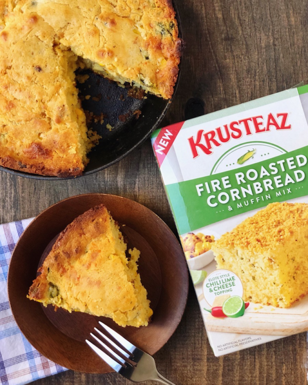 Poblano Stuffed Cornbread