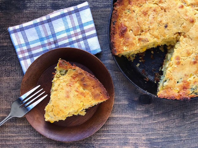 Poblano Stuffed Cornbread Recipe