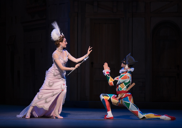 Claire Davison and James Whiteside in Harlequinade