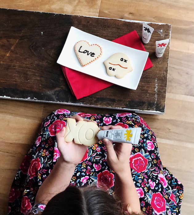 Decorating Cookies With Food Paint