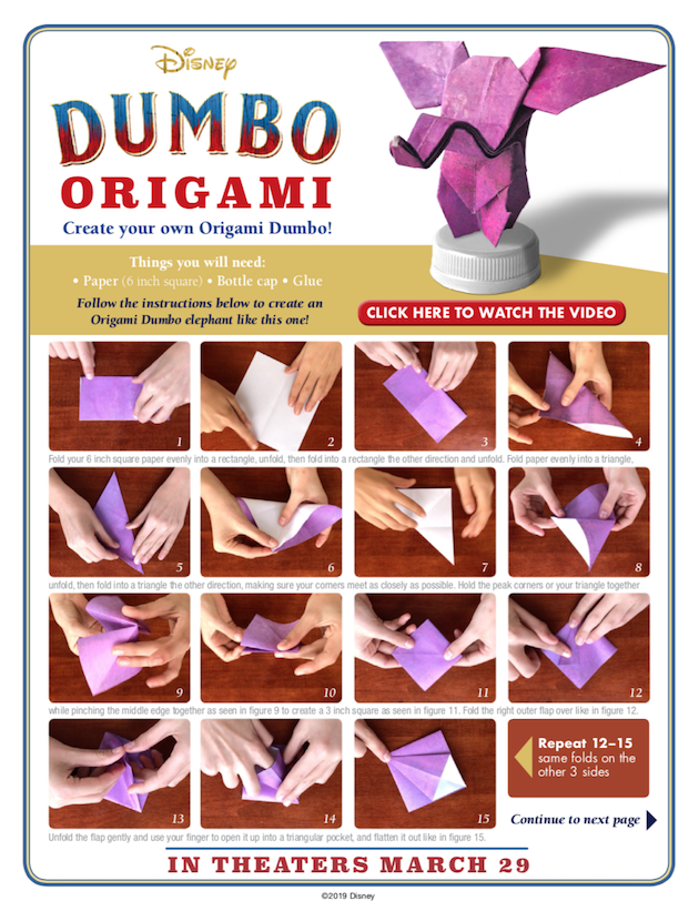 Dumbo Origami 1