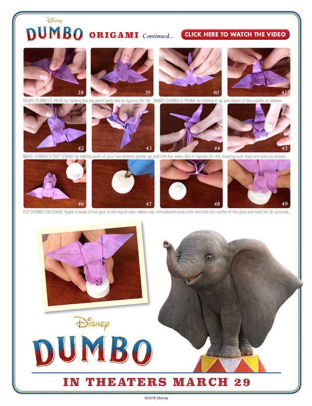 Dumbo Origami 3