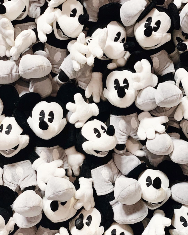 Plush Mickey Wall