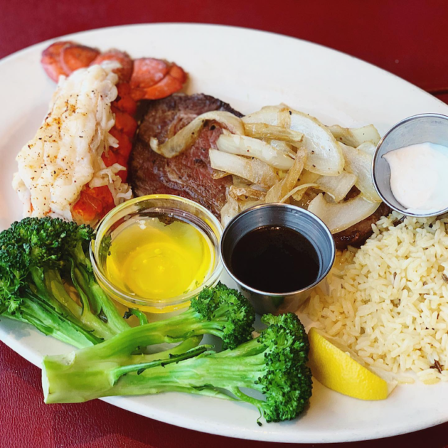 Lobster and Prime Rib Dinner