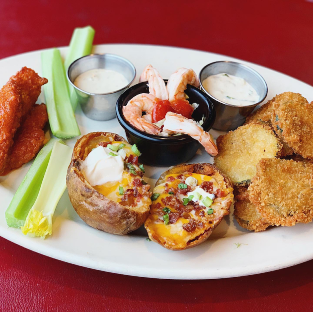 Wagon Wheel Sample Platter