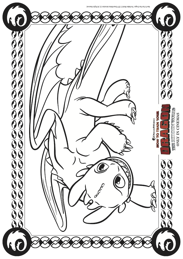 How to Train Your Dragon Hidden World Printable