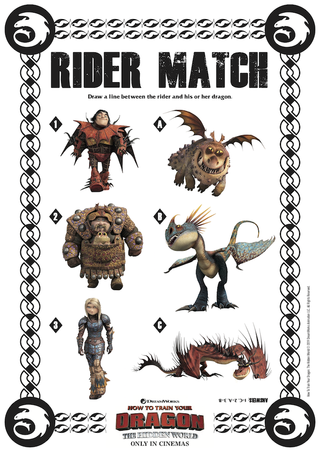 How to Train Your Dragon Rider Match