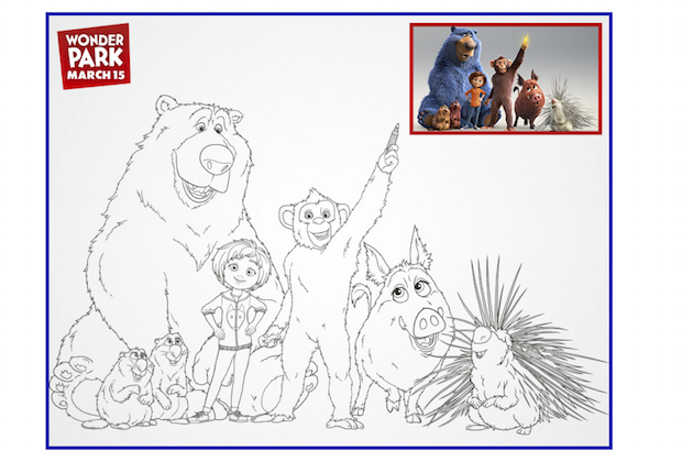 Wonder Park Coloring Page