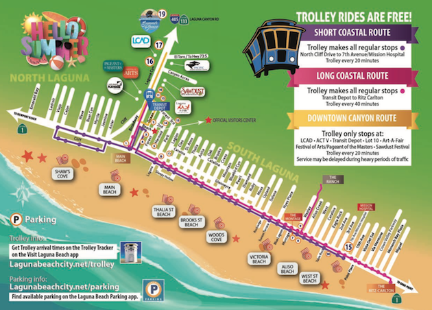 Laguna Beach Free Trolley