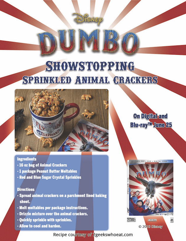 Sprinkled Animal Crackers Recipe - Dumbo