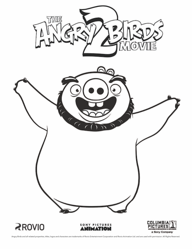 4100 Top Angry Birds Movie Coloring Pages To Print Pictures