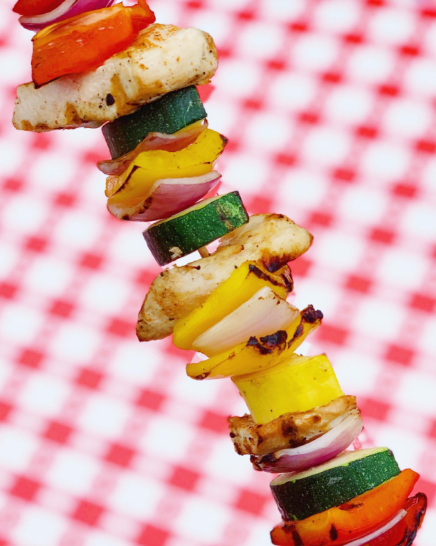 Grilled Vegetable Skewer