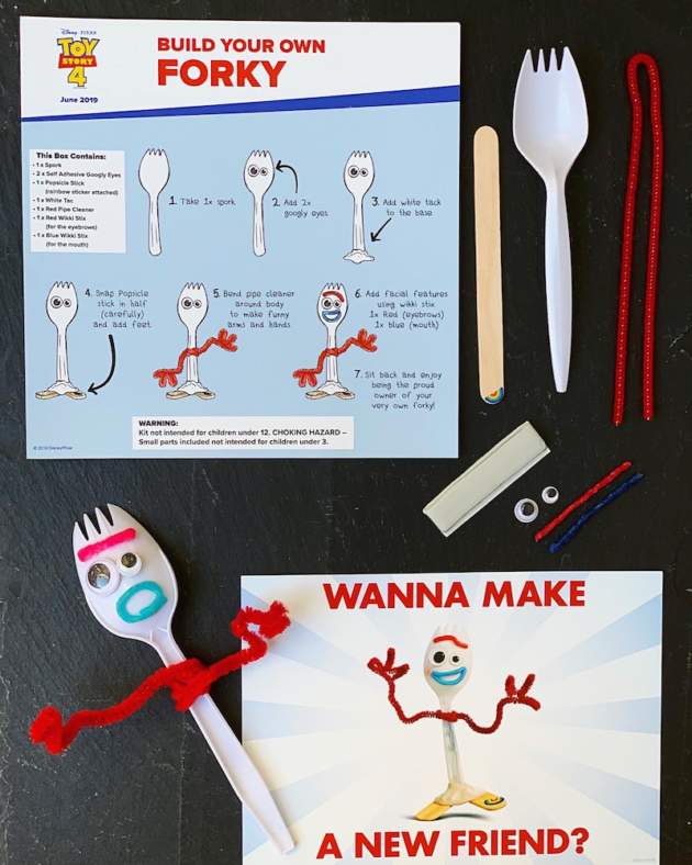 DIY Forky Instructions and Materials
