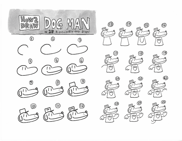 How to Draw Dog Man