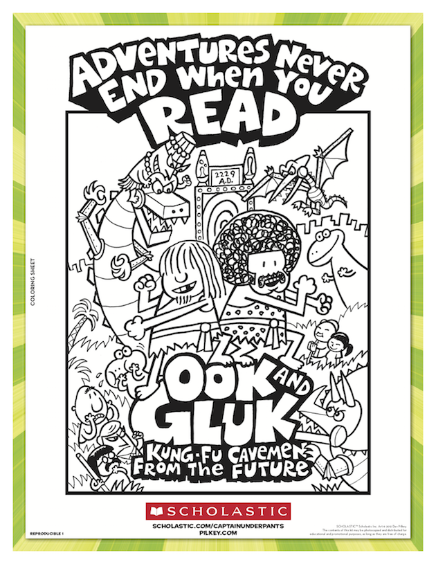 Reading Printable Coloring Sheet