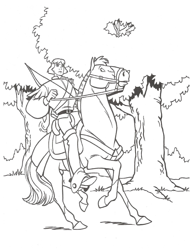 princess odette coloring pages