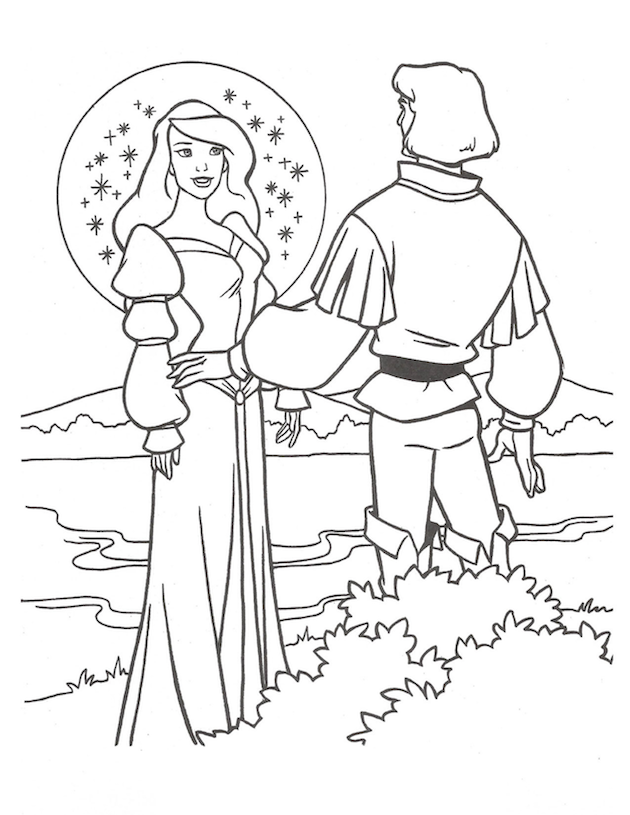 The Swan Princess Coloring Sheet