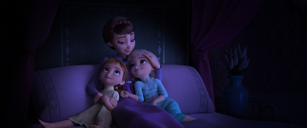 Young Elsa and Anna