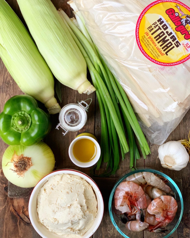 Garlic Shrimp Tamale Recipe Ingredients