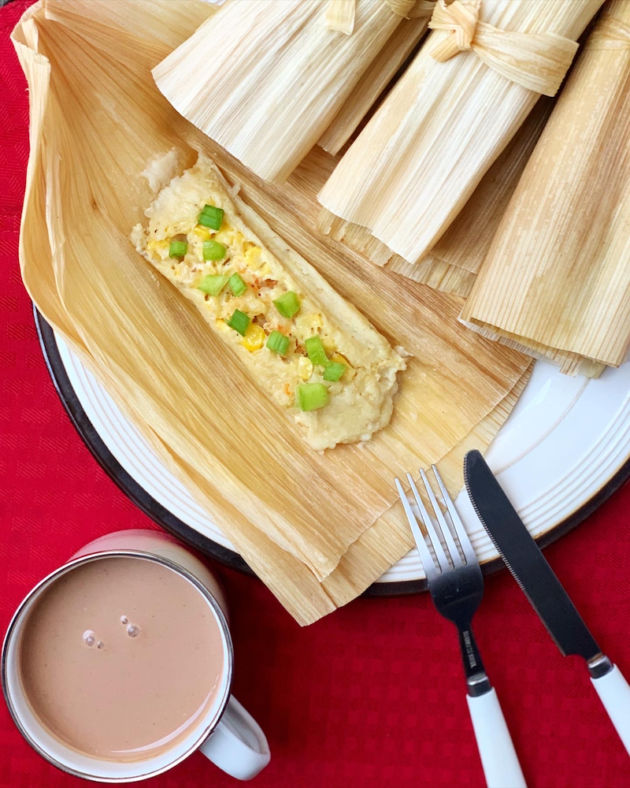 Garlic Shrimp Tamales