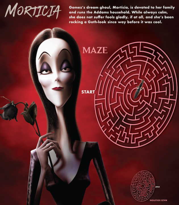 Addams Family Maze