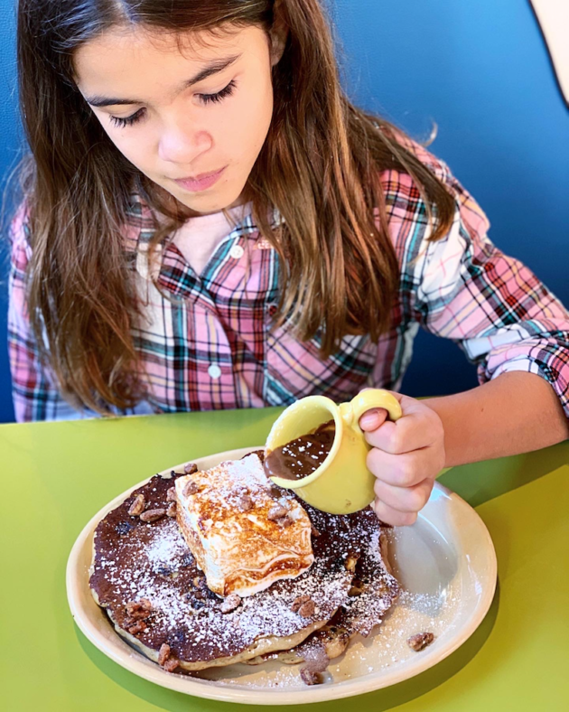 Snooze Hot Cocoa Pancake