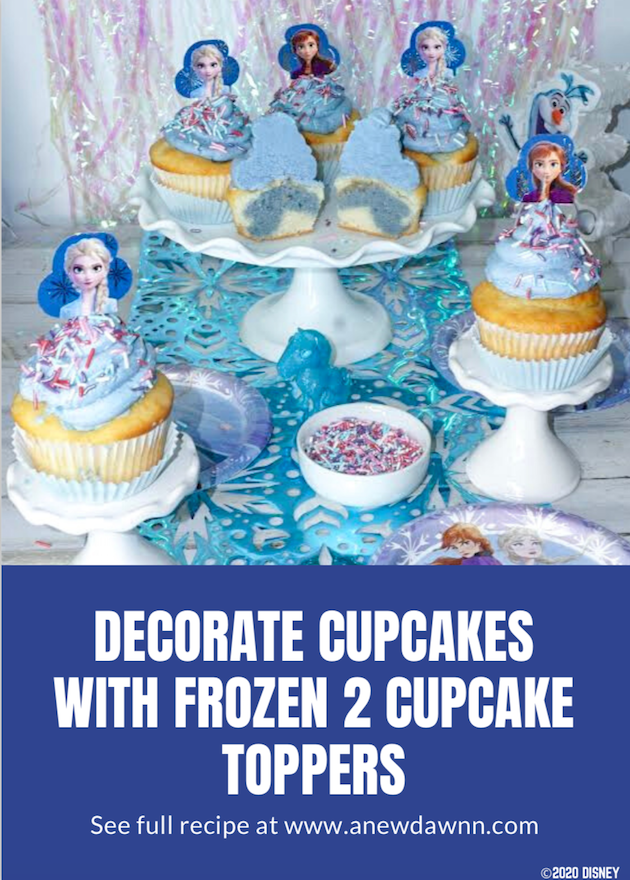 Frozen 2 Magical Nokk Cupcakes