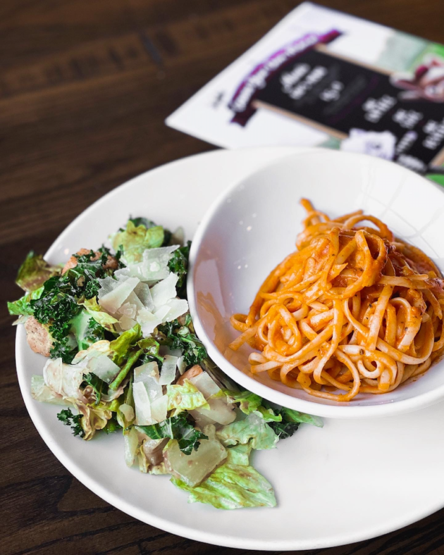 Kids Pasta and Salad