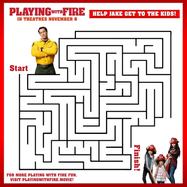 Playing With Fire Maze